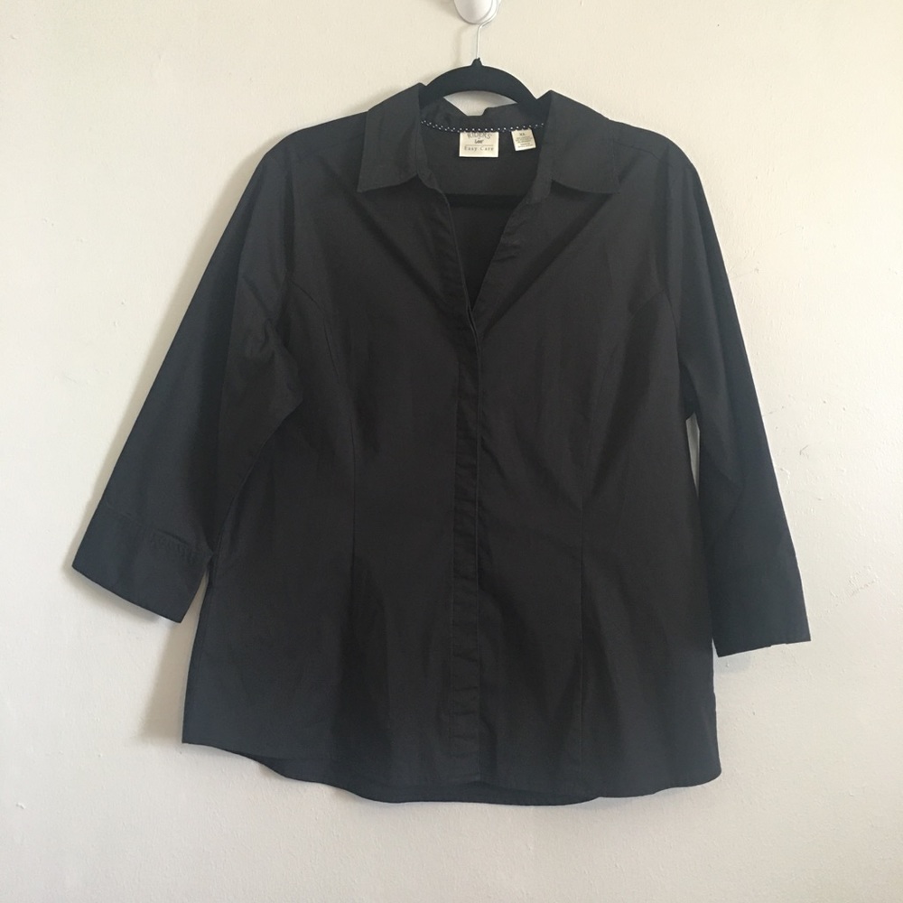 Riders by Lee Black Snap Front Western Shirt